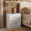 40cm W Manufactured Wood Bedside Table