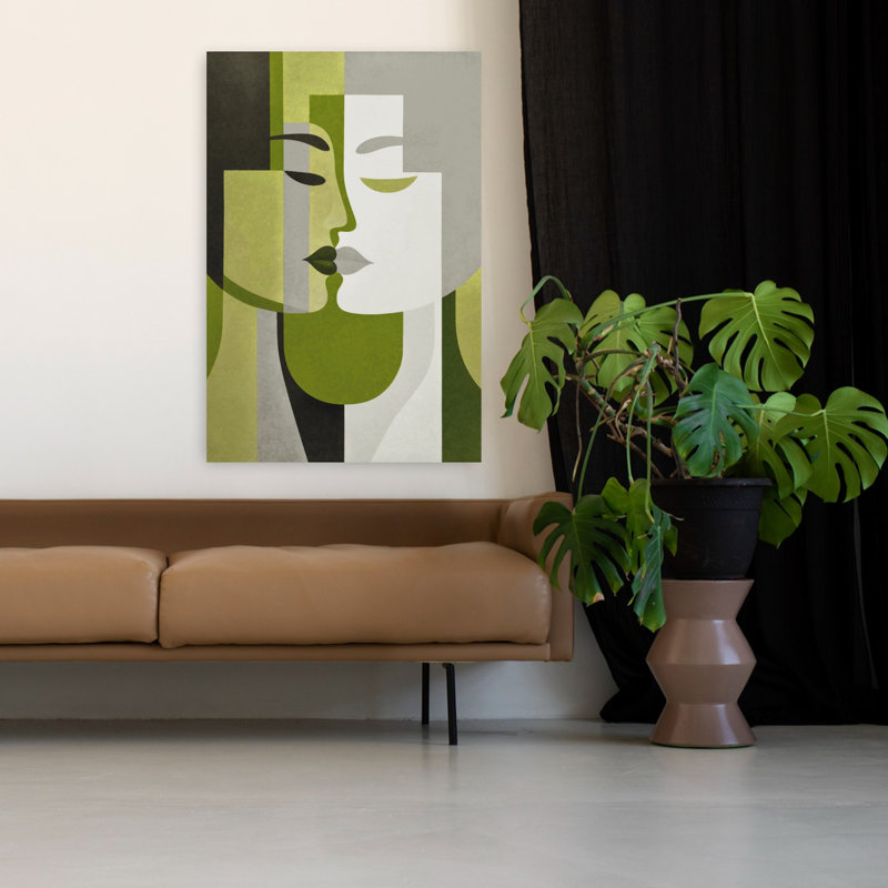 Art contemporain contemporain abstrait, H 48 po x l 32 po