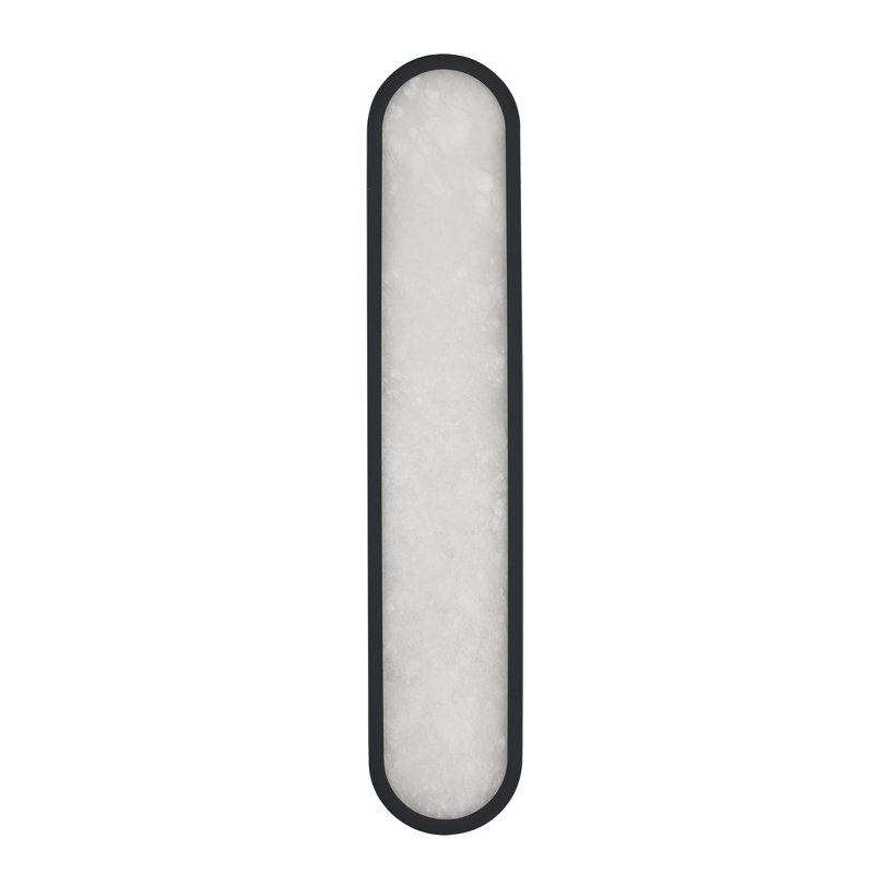 Applique murale 24 po Mariliza, H 24 po x l 4,7 po x P 2,4 po, Noir