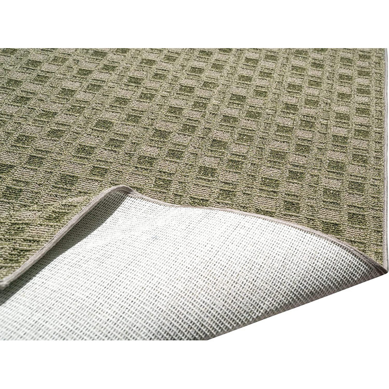 Ensemble de tapis intérieur / extérieur en polyester touffeté à la machine isolant, Rectangle 1 pi 6 po x 2 pi 3 po