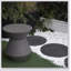 Table décorative de jardin Conner, H 18,1 po