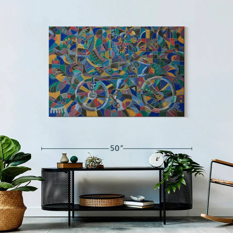 Mehar The Last Cyclist, 30" H x 45" W