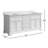 Goyette 72'' Double Bathroom Vanity with Marble Top-1452032843-1350945318
