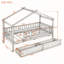 Lit simple en bois avec deux tiroirs-1173772100