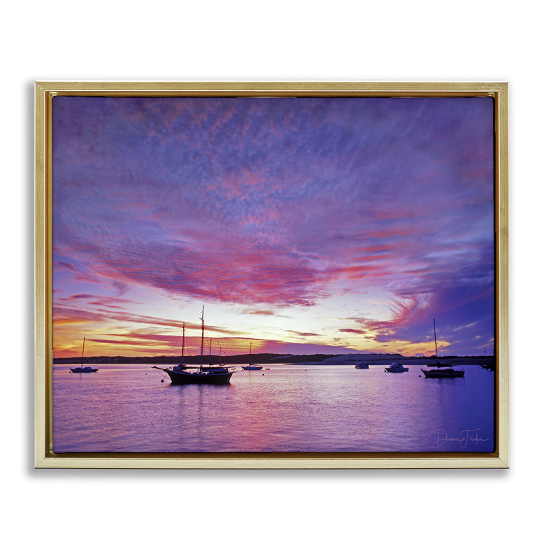 Art mural sur toile Floater, Cadre flottant métallique doré, H 17 po x l 21 po