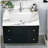 31 Inch Marble Vanity Top, Bathroom Vanity Top with Undermount Rectangular Middle Sink and 4" Height Backsplash
