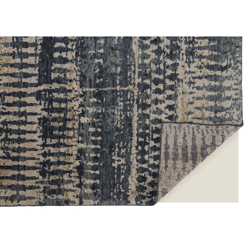 Palomar Wool Abstract Area Rug, Runner 2'6" x 8'