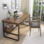 Bureau en bois massif de style américain avec rangement-1038729324
