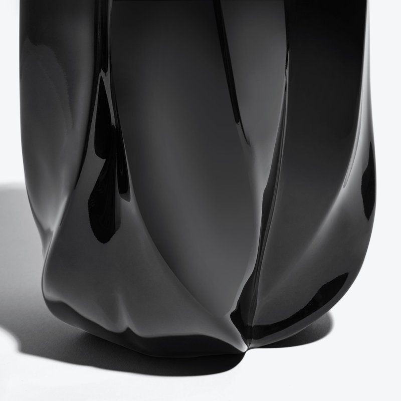 BRAID Porcelain Table Vase, Black