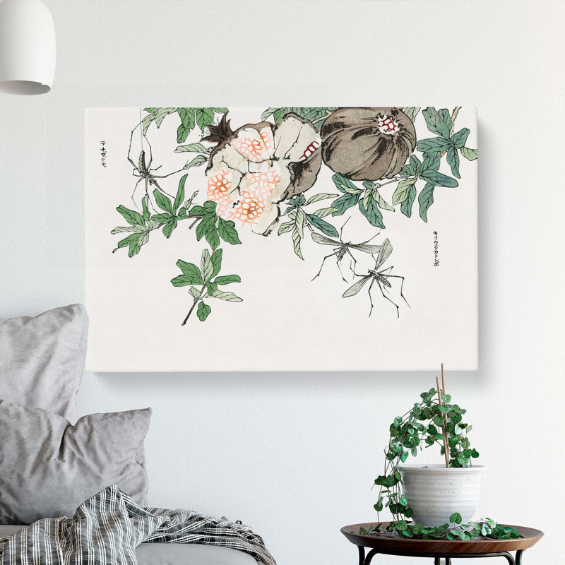 Pomegranate by Morimoto Toko - Wrapped Canvas, 50cm H x 76cm W x 3cm D