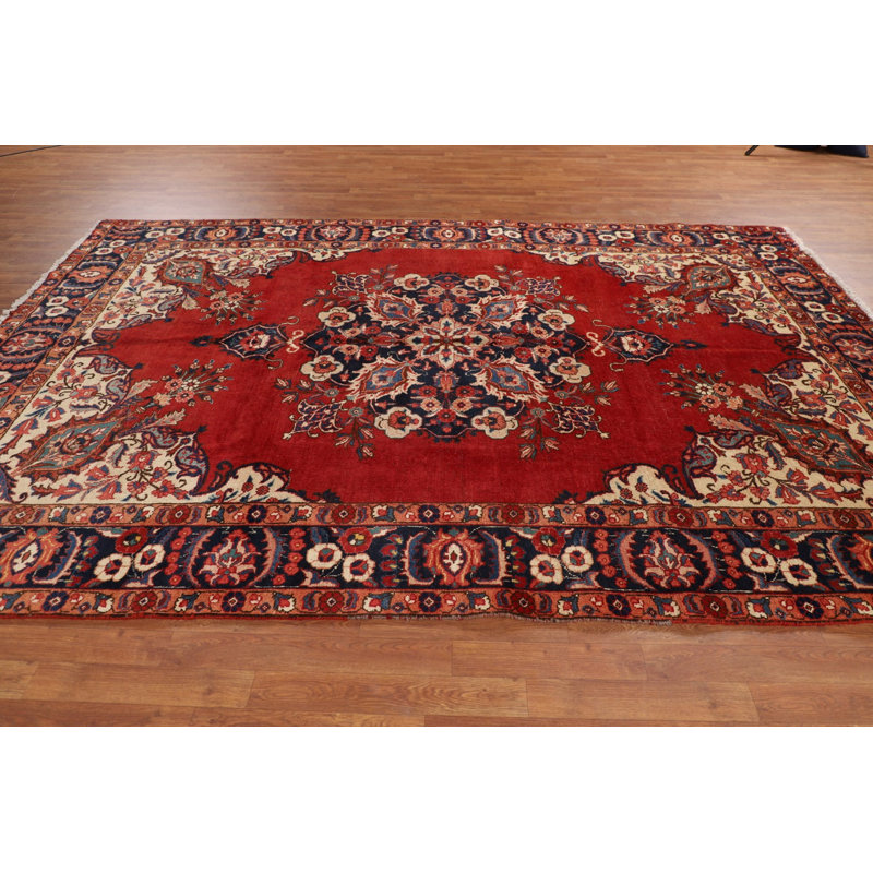 Tapis rouge rétro 7 x 11