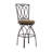 Sasun Swivel Upholstered Counter Stool with Metal Frame-1157718560