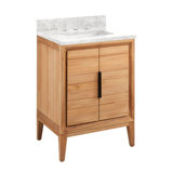 24" Aliso Single Bathroom Vanity Set with Rectangular Undermount Sink