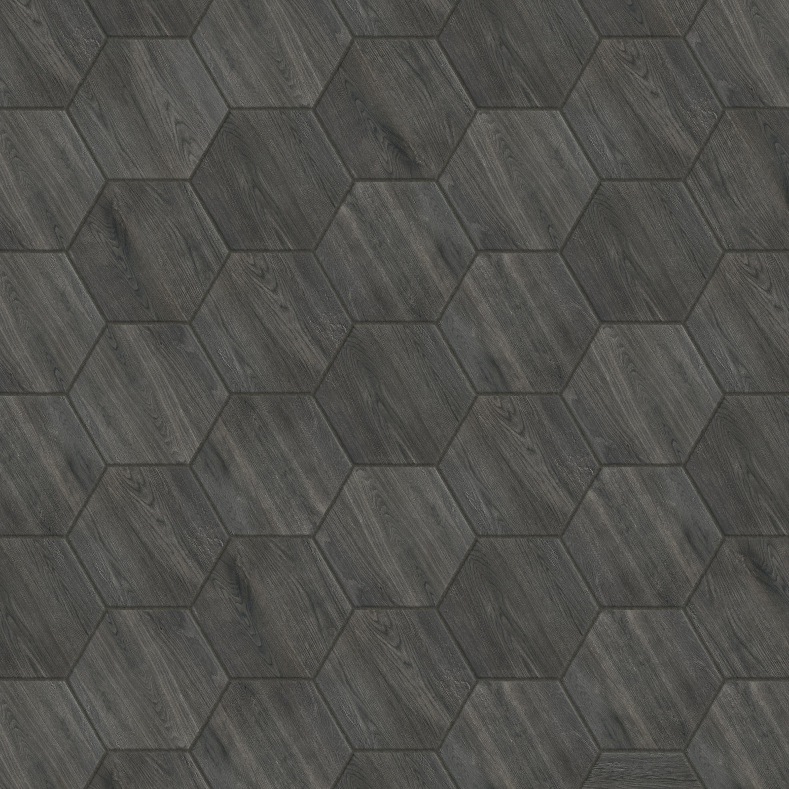Natura 14" x 16" Porcelain Wood Look Tile, Nero