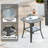 Zelmiro Wicker 8 - Person Patio Conversation Set with Cushions-1129096125