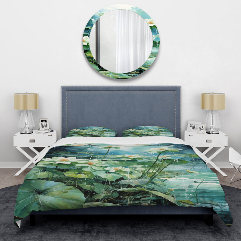 Ensemble de housse de couette Floral Jungle Flower Majesty 1 - Jungle, Housse de couette pour très grand lit
