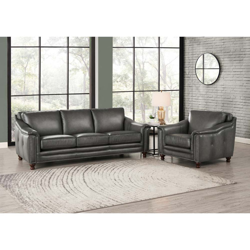2 - Piece Leather Living Room Set