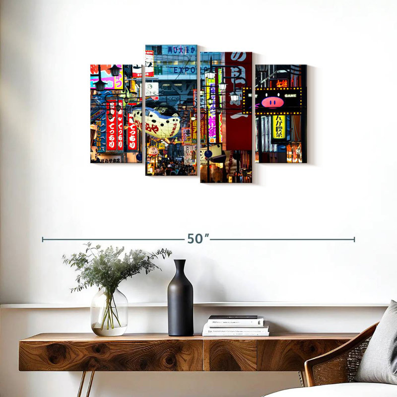 Tokyo Lights, 22" H x 36" W