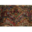 Tapis traditionnel antique à teinture végétale 12 x 19