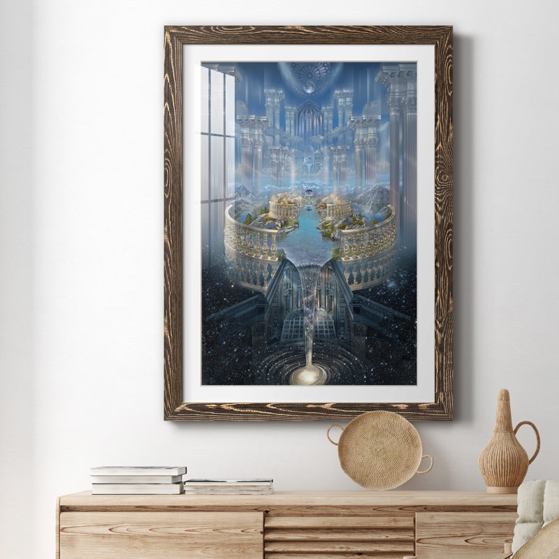 Solace - cadre photo, Encadré de bois de noyer, H 31,5 po x l 23,5 po x P 1,5 po