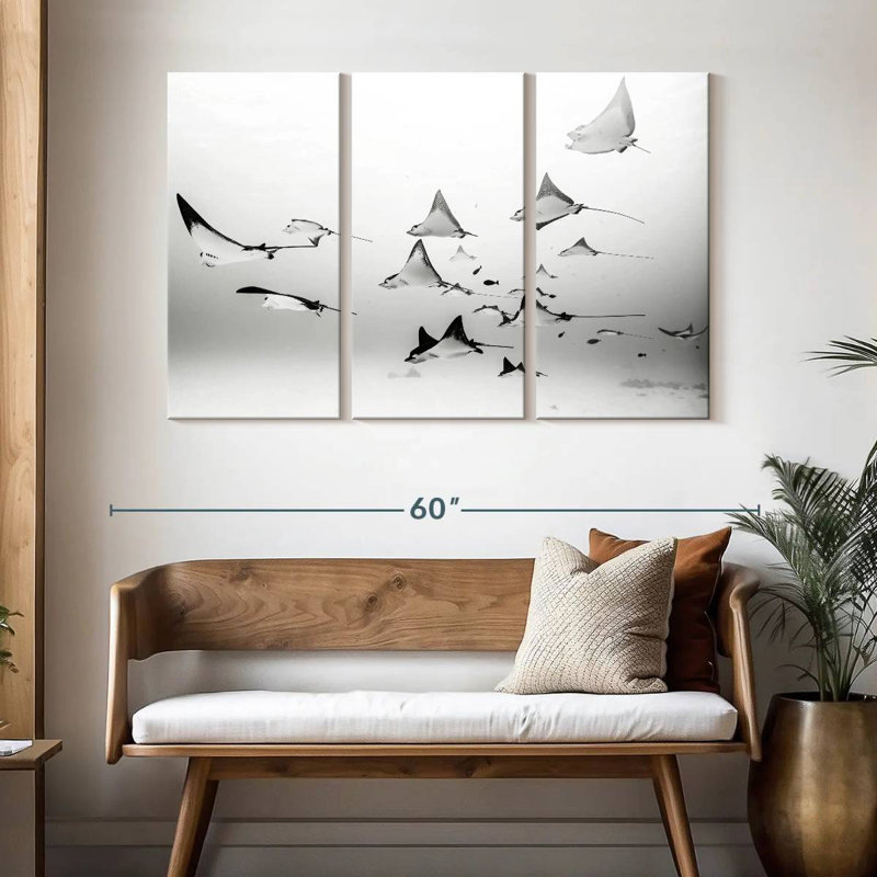Aletra Congregation Of Mantis, 32" H x 50" W