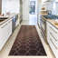 Tapis brun touffeté à motif géométrique Lago Vista-461707856