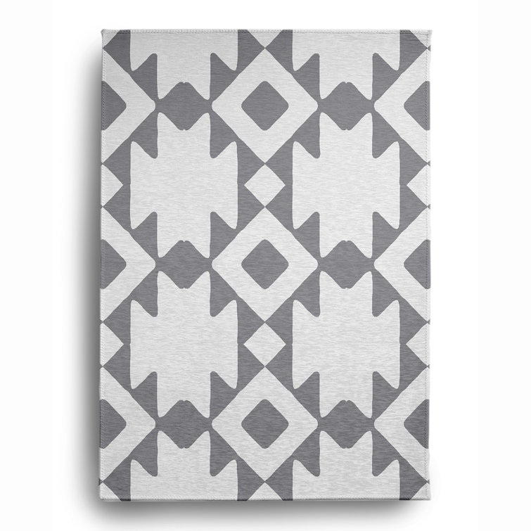 Chenille Geometric Indoor Rug