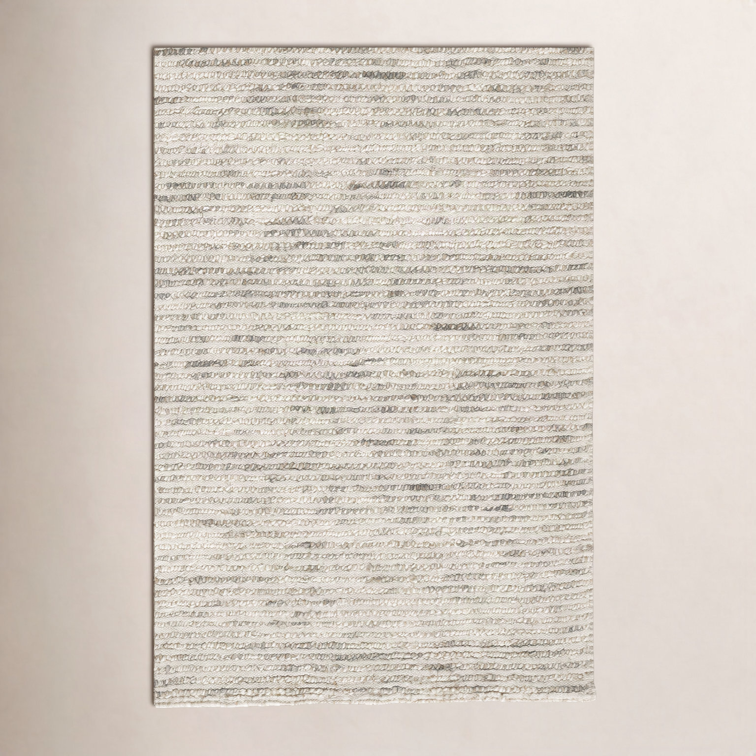 Kathy Hand-Woven Abstract Wool Rug, Rectangle  2' x 3'