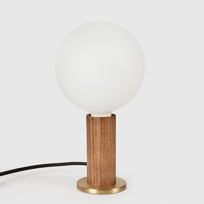 Knuckle Table Lamp, Walnut