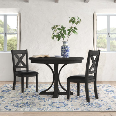 Chaise d'appoint à dossier en croix Lashbrook