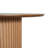5-Piece Round Pedestal Dining Table Set With Woven Rope Backrest-122543926