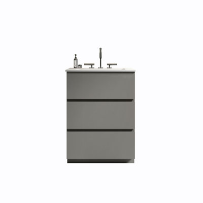 Meuble-lavabo autoportant de 24 po avec lavabo