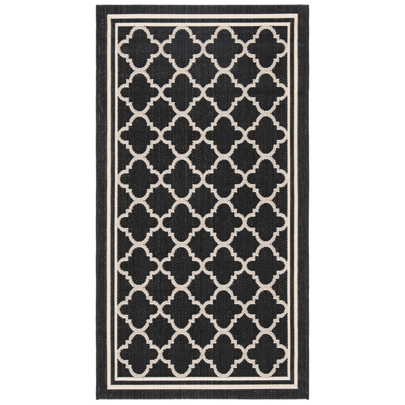 Herefordshire Performance Geometric Indoor/Outdoor Area Rug, Rectangle 2'7" x 5'
