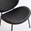 Chaise coquille de style Mid-Century moderne avec dossier confortable et structure stable