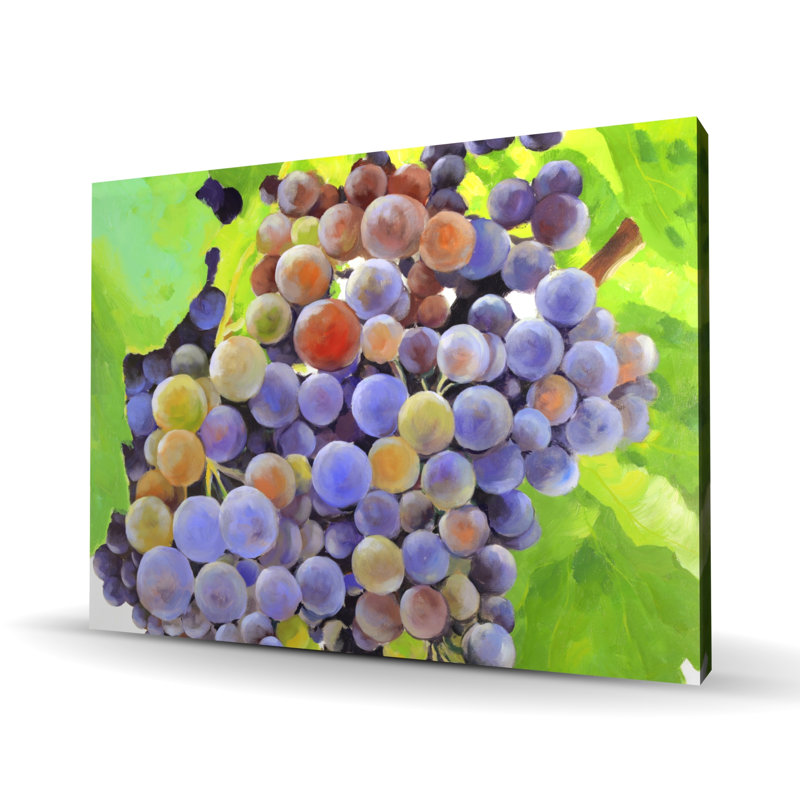 Grappe de raisin - Toile illustrative pour la cuisine