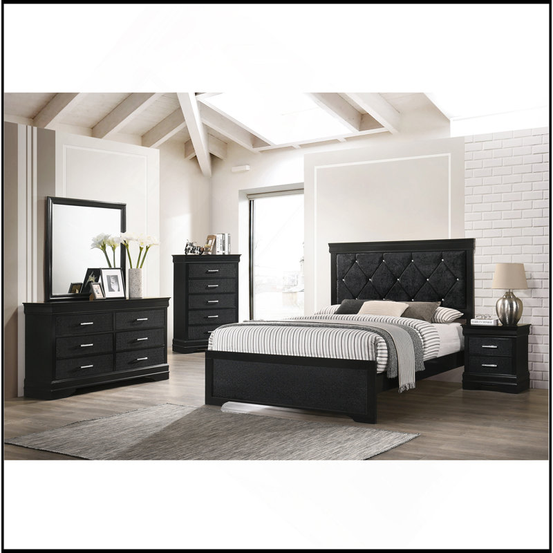 Amalia - Commode - Noir, Noir