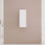 12" Bathroom Side Cabinet,Soft Close Doors,Float Mounting Design, White