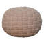 Kresten 48cm Wide Round Solid Colour Pouffe Ottoman-664043621