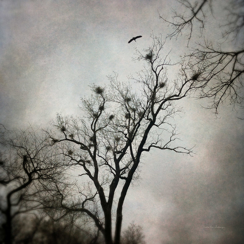 The Rookery The Heron, H 12 po x l 12 po