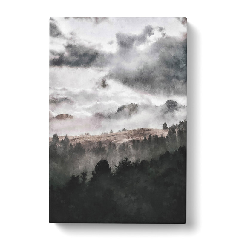 Mist Over Wurzjoch In Italy - Wrapped Canvas Print, 50cm H x 35cm W x 3cm D