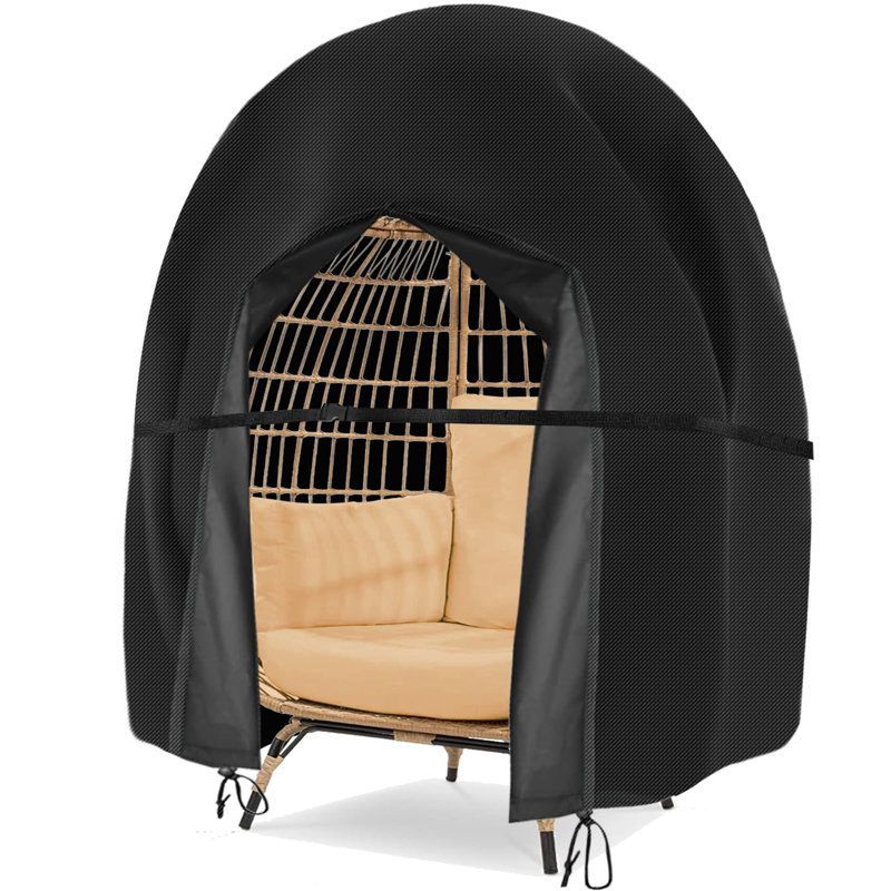 Housse de chaise d'œuf double housse de chaise d'œuf imperméable pour mobilier d'extérieur