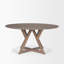 Nuria 60" Light Brown Wood Dining Table