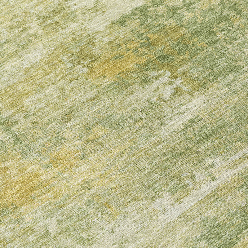 Machine Washable Indoor/Outdoor Earleville ACN2369 Abstract Rug, Rectangle 3' x 5'