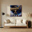 Art mural gris Sci Fi Telescope Brass Stargazing-135016199