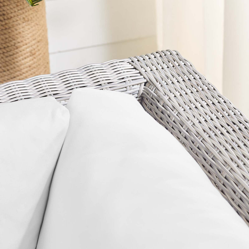 Chaise de coin d'extérieur Conway Sunbrella, Sunbrella® blanc