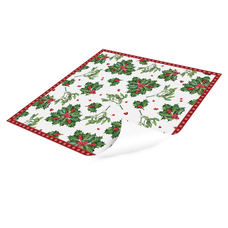 Clovis Non-Slip Floral Doormat, 68 x 68 cm