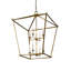 Luminaire suspendu carré 8 lumières