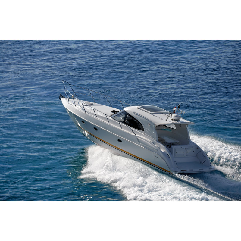 Bateau à moteur par Hdagli, H 32 po x l 48 po