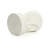 17.3" H Modern Round Patio Table Speckled Off White Cement