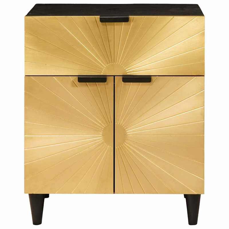 50cm W Solid Wood Bedside Table